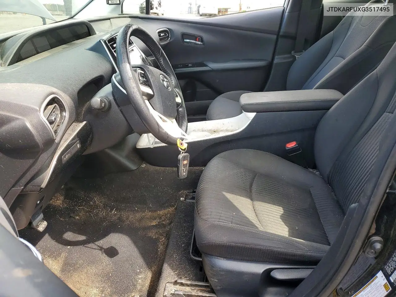 2016 Toyota Prius Three VIN: JTDKARFUXG3517495 Lot: 62113216