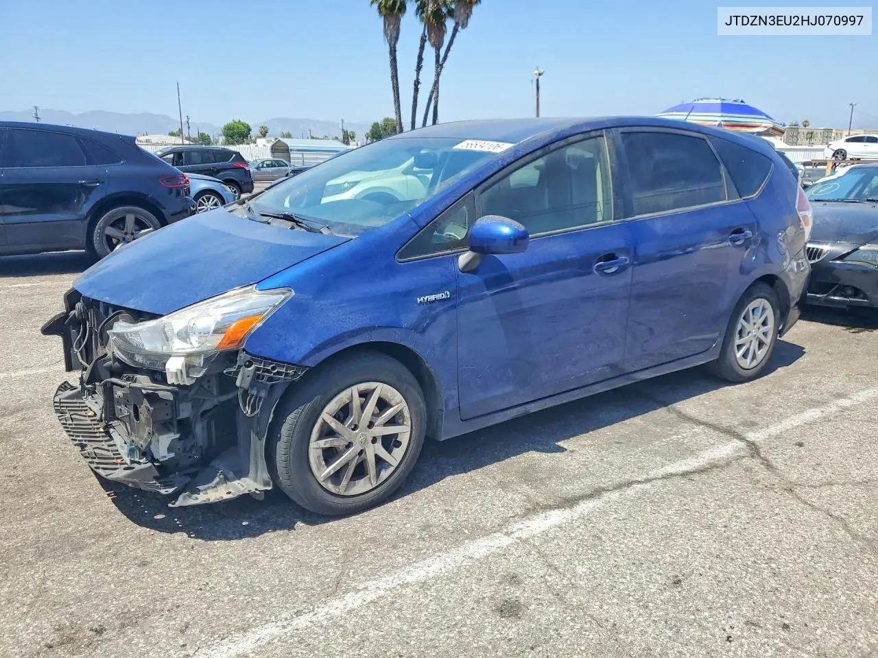 2017 Toyota Prius V Four VIN: JTDZN3EU2HJ070997 Lot: 56534106