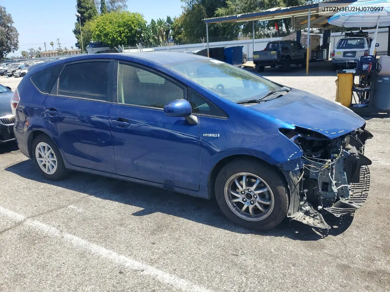 2017 Toyota Prius V Four VIN: JTDZN3EU2HJ070997 Lot: 56534106