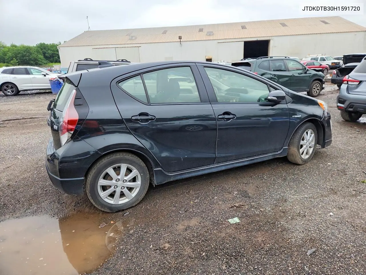 2017 Toyota Prius C Three VIN: JTDKDTB30H1591720 Lot: 56697856