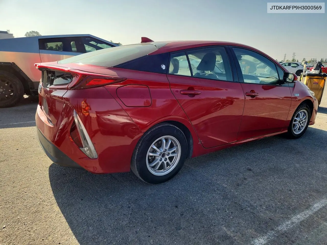 2017 Toyota Prius Prime Plus VIN: JTDKARFP9H3000569 Lot: 57994046