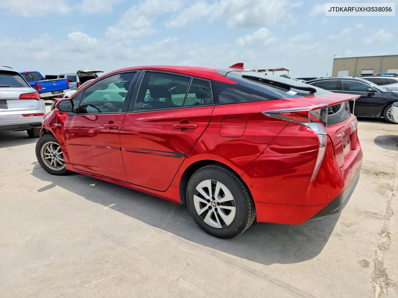 2017 Toyota Prius Four VIN: JTDKARFUXH3538056 Lot: 58221896