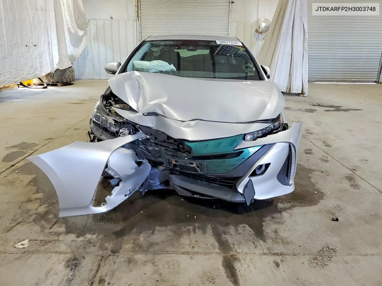 2017 Toyota Prius Prime Premium VIN: JTDKARFP2H3003748 Lot: 58627036