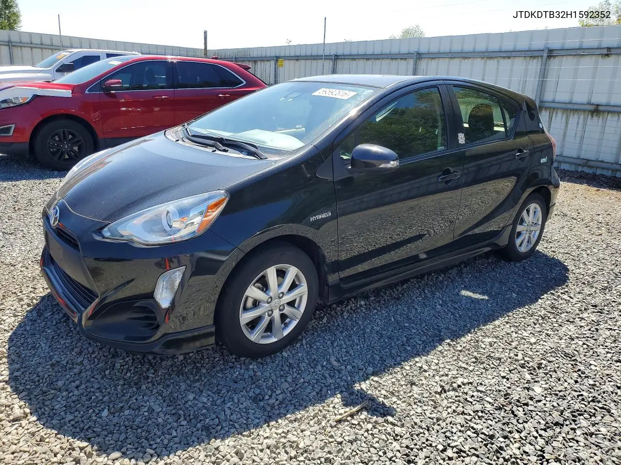 2017 Toyota Prius C Two VIN: JTDKDTB32H1592352 Lot: 59592816