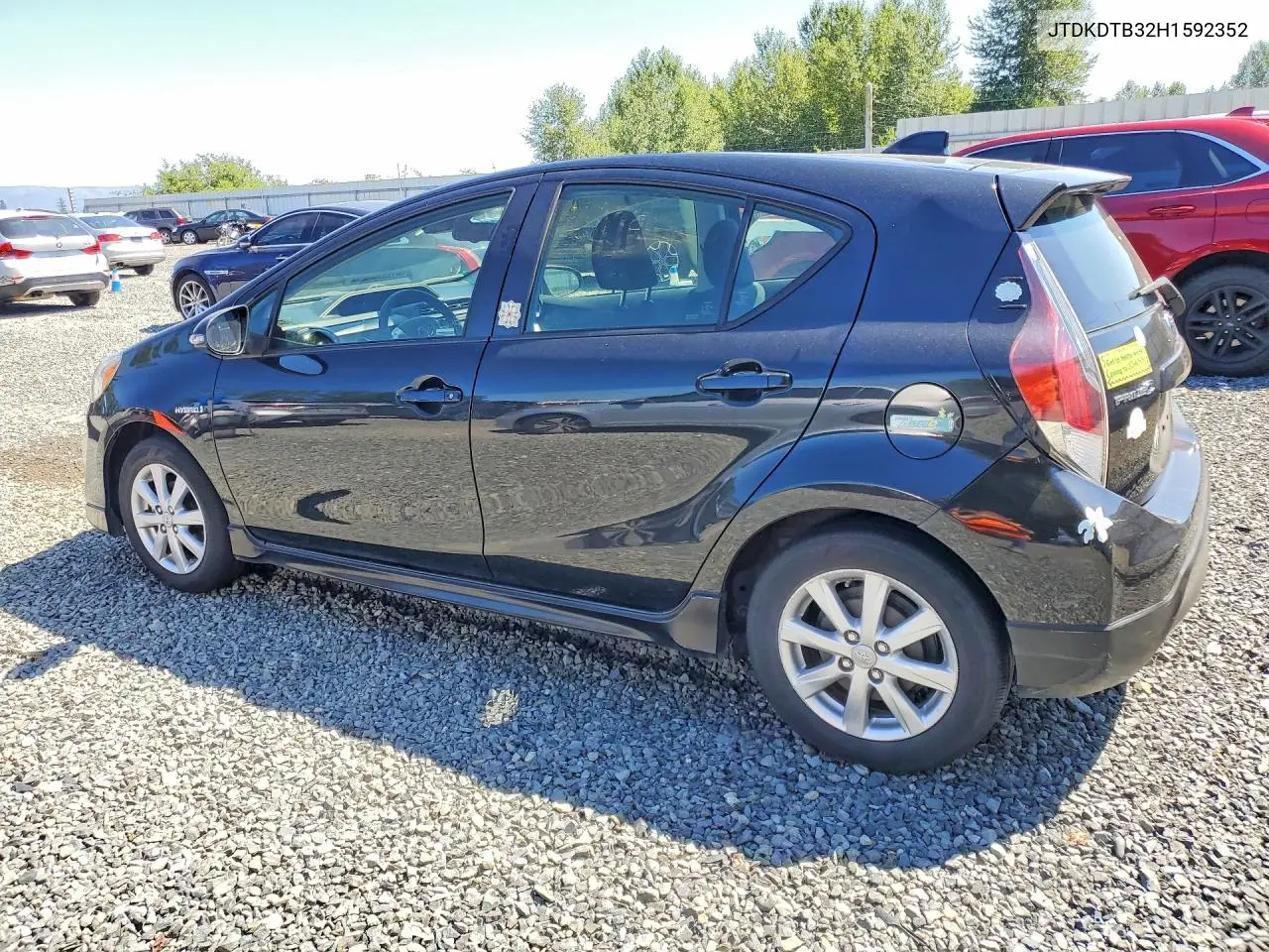 2017 Toyota Prius C Two VIN: JTDKDTB32H1592352 Lot: 59592816