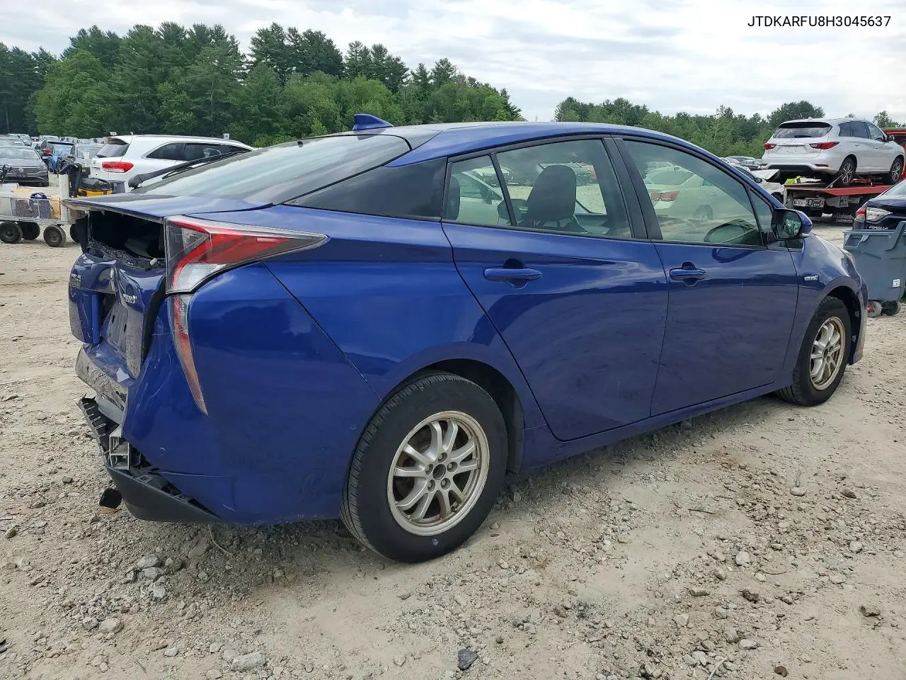 2017 Toyota Prius Three VIN: JTDKARFU8H3045637 Lot: 60371056
