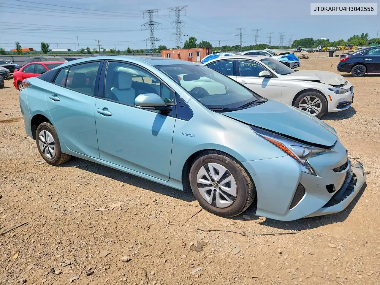 2017 Toyota Prius VIN: JTDKARFU4H3042556 Lot: 61331286