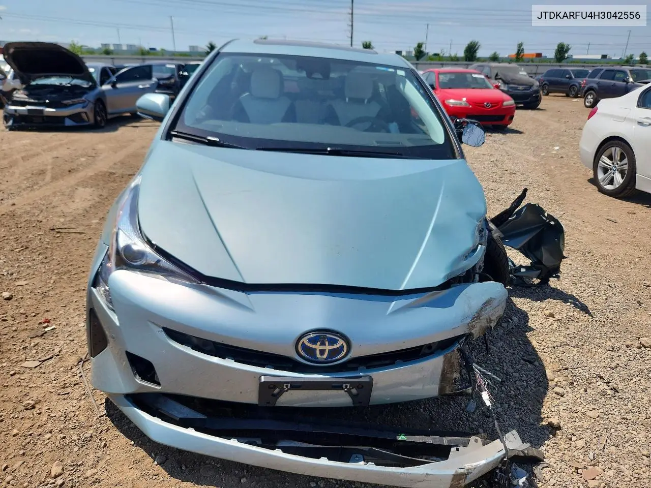 2017 Toyota Prius VIN: JTDKARFU4H3042556 Lot: 61331286