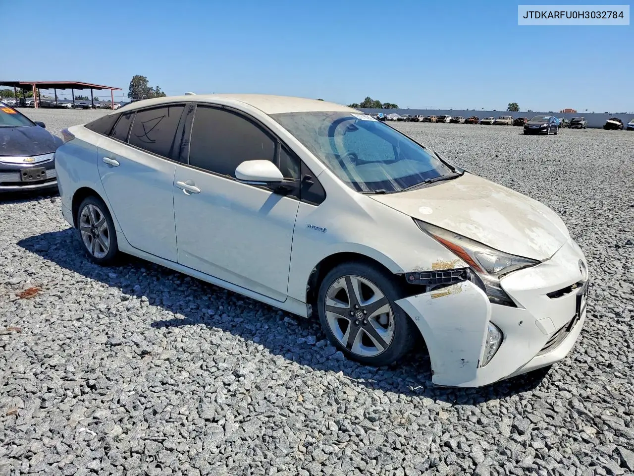 2017 Toyota Prius Four Touring VIN: JTDKARFU0H3032784 Lot: 61610286