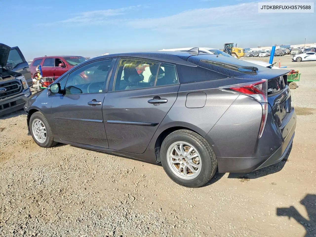 2017 Toyota Prius Two VIN: JTDKBRFUXH3579588 Lot: 61777386
