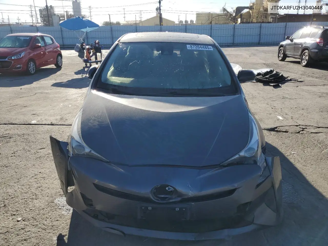 JTDKARFU2H3040448 2017 Toyota Prius