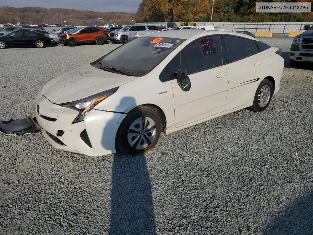 JTDKARFU2H3042796 2017 Toyota Prius