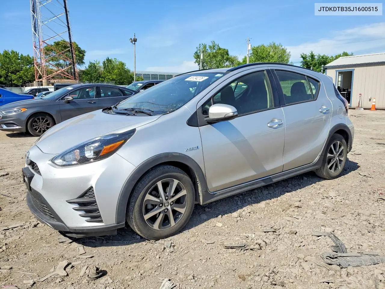 2018 Toyota Prius C Two VIN: JTDKDTB35J1600515 Lot: 55734276