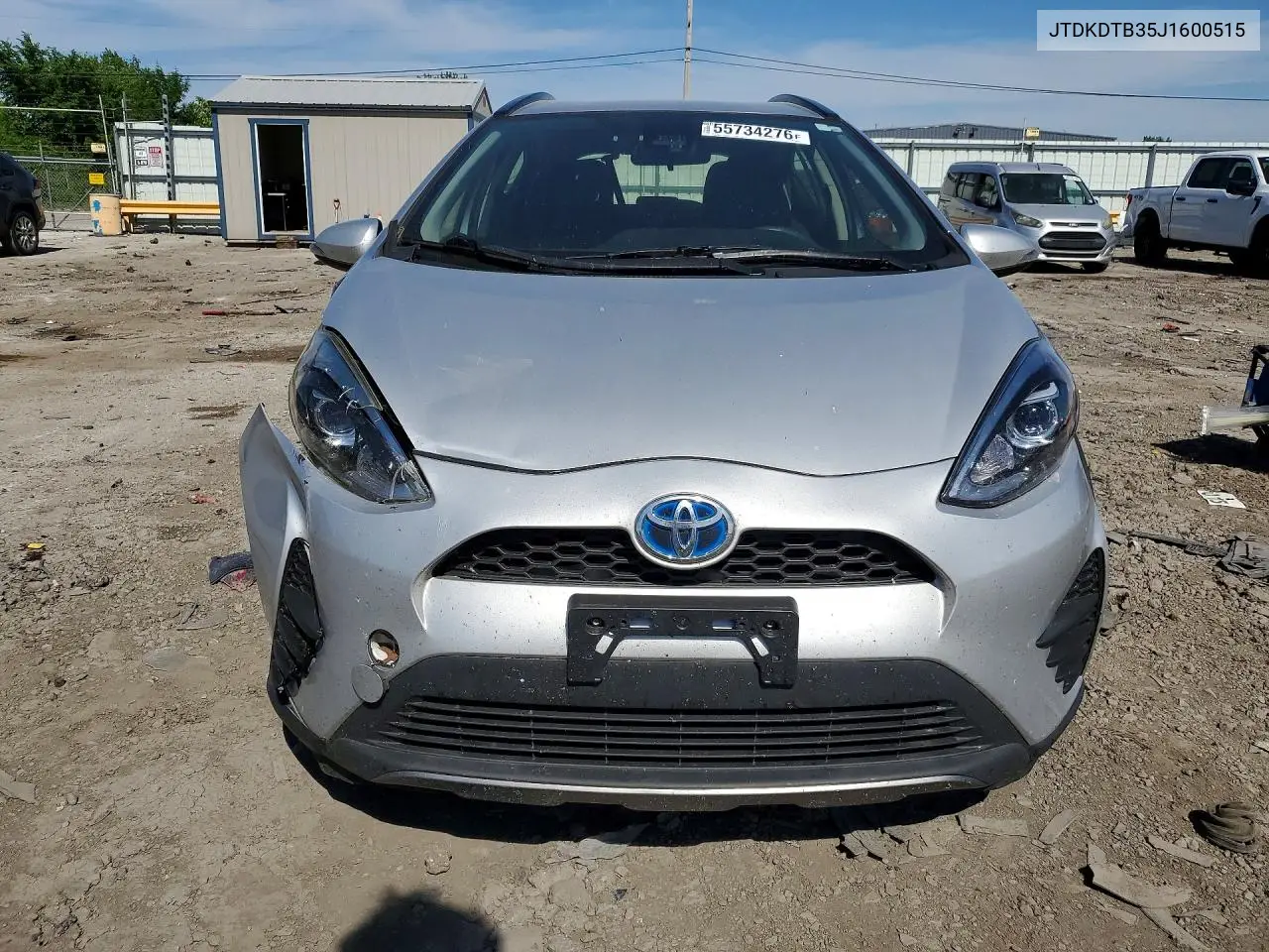 2018 Toyota Prius C Two VIN: JTDKDTB35J1600515 Lot: 55734276