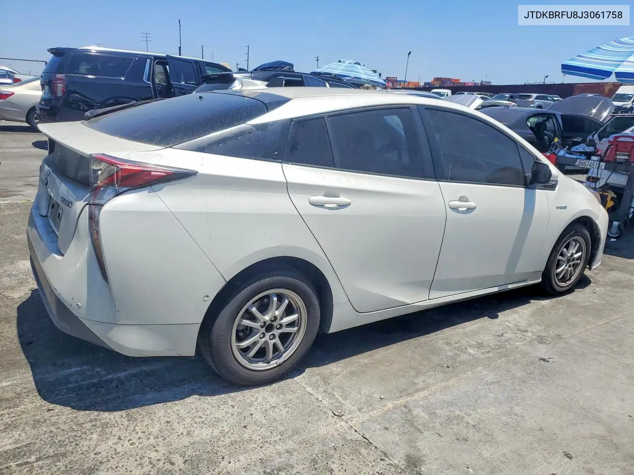 2018 Toyota Prius Two VIN: JTDKBRFU8J3061758 Lot: 56828296