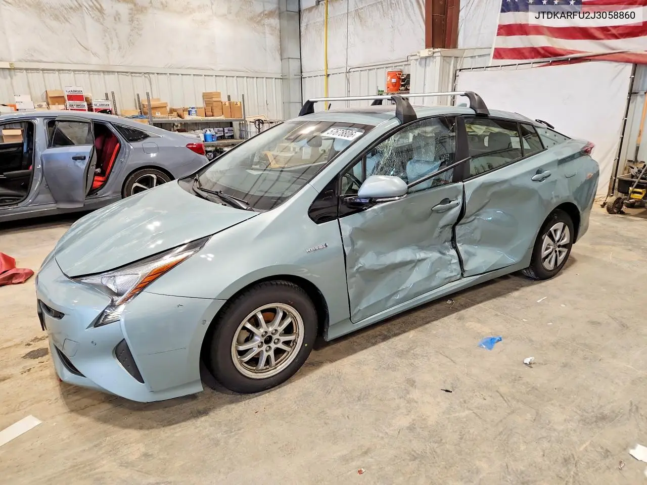 2018 Toyota Prius Four VIN: JTDKARFU2J3058860 Lot: 57678806