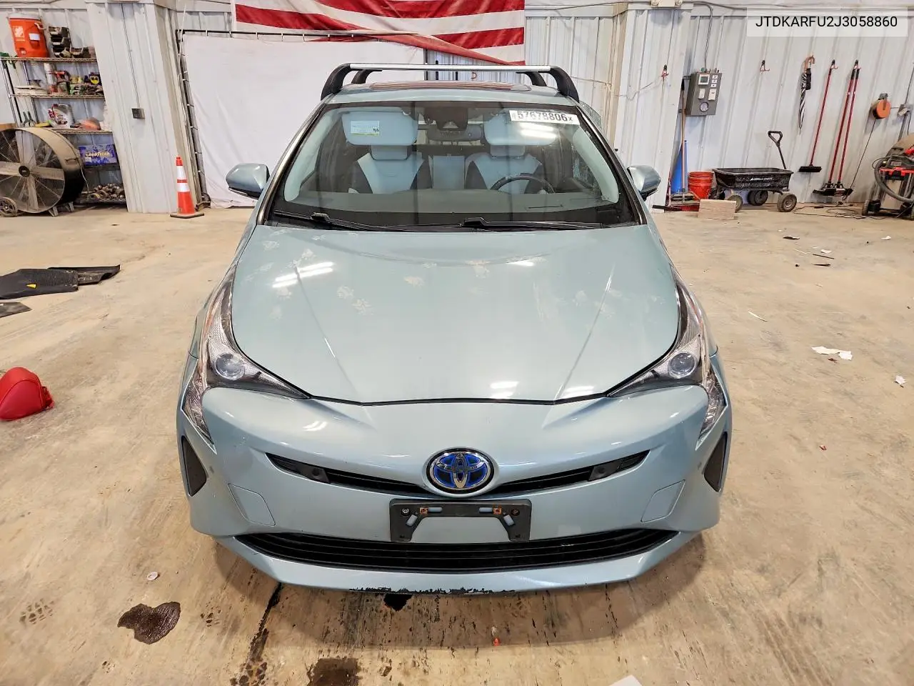 2018 Toyota Prius Four VIN: JTDKARFU2J3058860 Lot: 57678806
