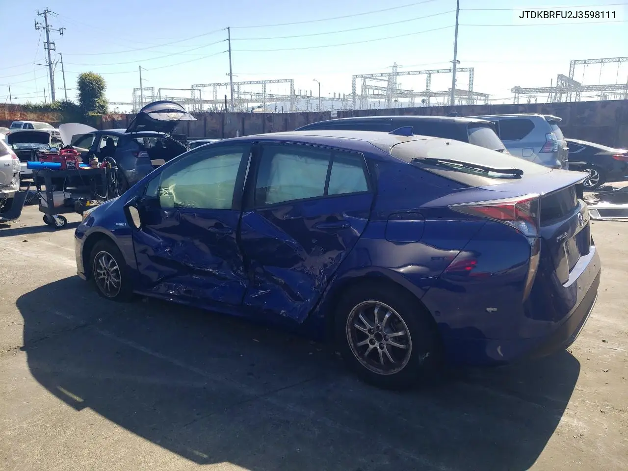2018 Toyota Prius Two VIN: JTDKBRFU2J3598111 Lot: 57771156