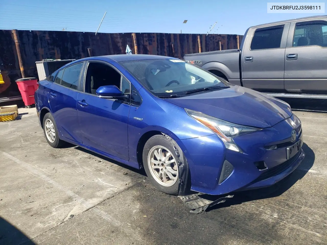 2018 Toyota Prius Two VIN: JTDKBRFU2J3598111 Lot: 57771156
