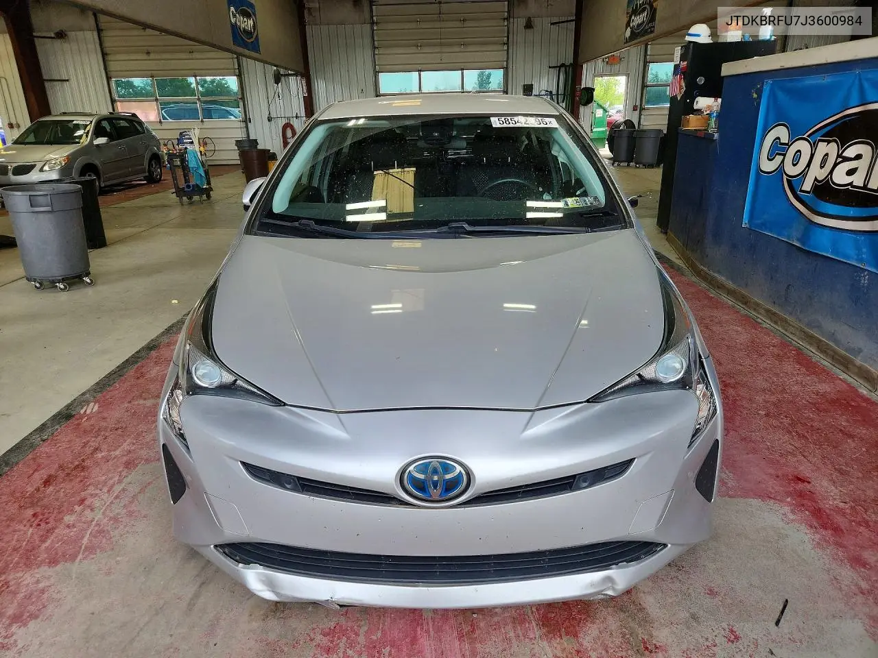 2018 Toyota Prius Two VIN: JTDKBRFU7J3600984 Lot: 58542996