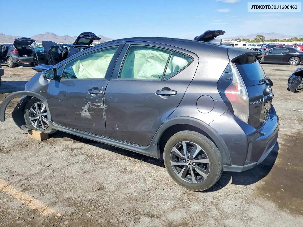 2018 Toyota Prius C One VIN: JTDKDTB38J1608463 Lot: 58810406