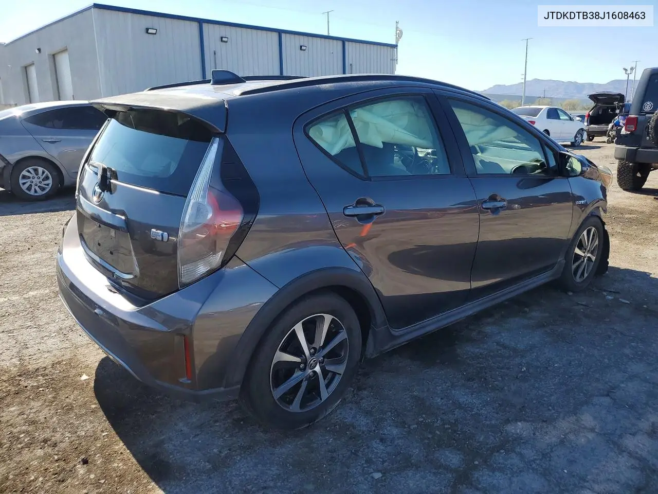 2018 Toyota Prius C One VIN: JTDKDTB38J1608463 Lot: 58810406