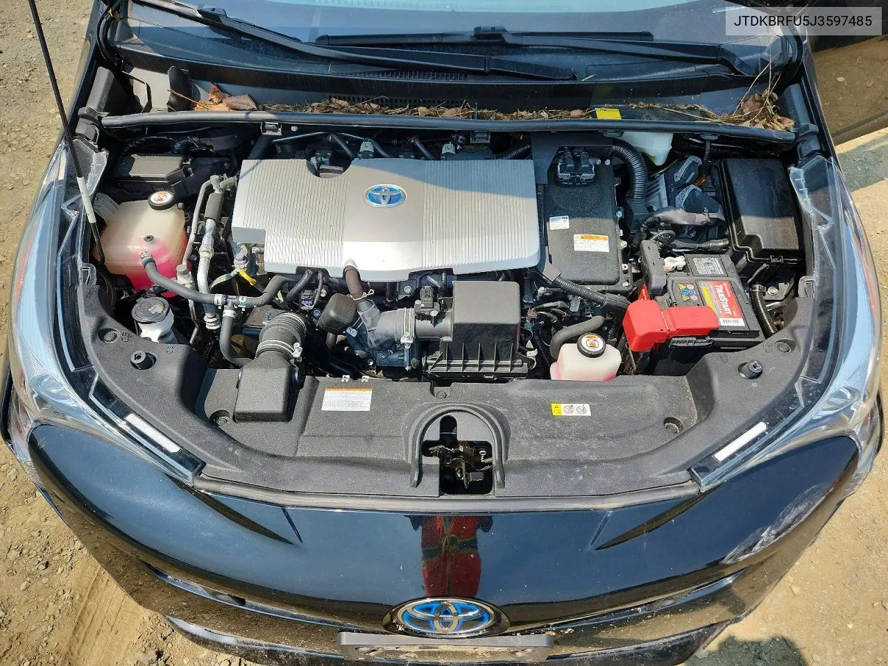 2018 Toyota Prius Two VIN: JTDKBRFU5J3597485 Lot: 60583896