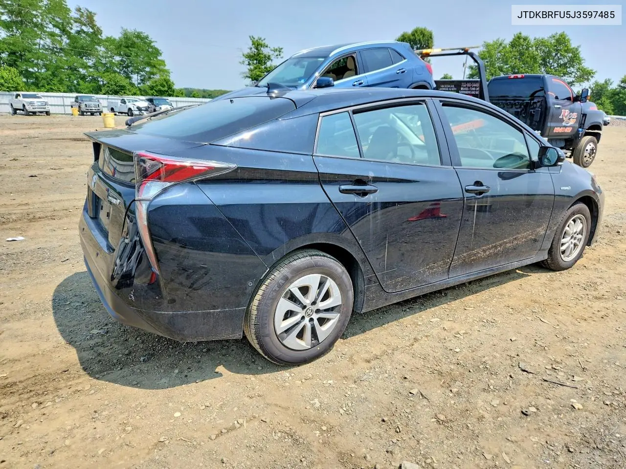 2018 Toyota Prius Two VIN: JTDKBRFU5J3597485 Lot: 60583896