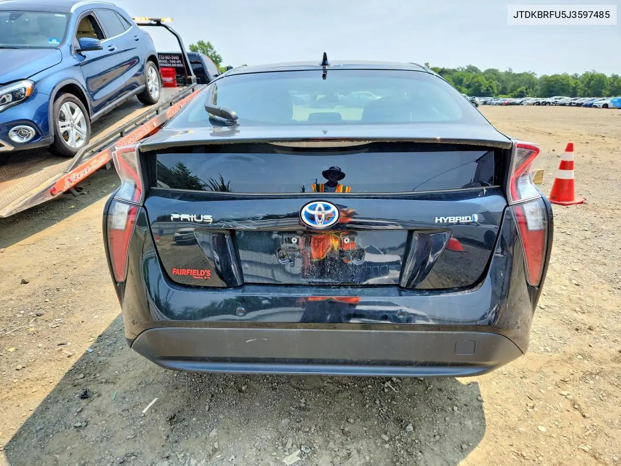 2018 Toyota Prius Two VIN: JTDKBRFU5J3597485 Lot: 60583896