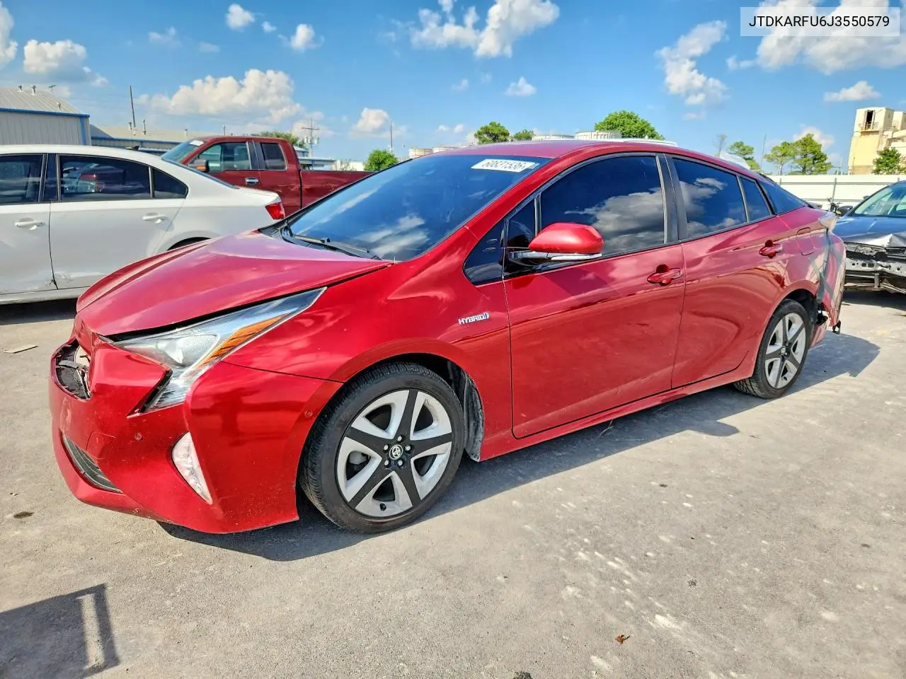 2018 Toyota Prius Four Touring VIN: JTDKARFU6J3550579 Lot: 60831536