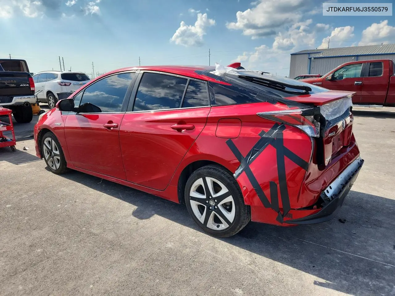 2018 Toyota Prius Four Touring VIN: JTDKARFU6J3550579 Lot: 60831536