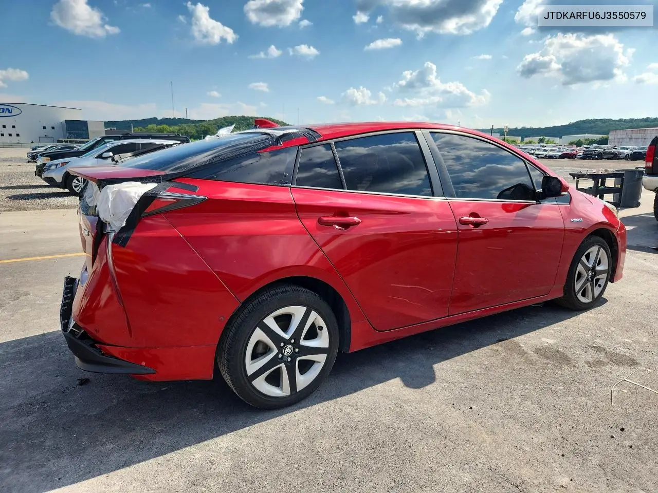 2018 Toyota Prius Four Touring VIN: JTDKARFU6J3550579 Lot: 60831536