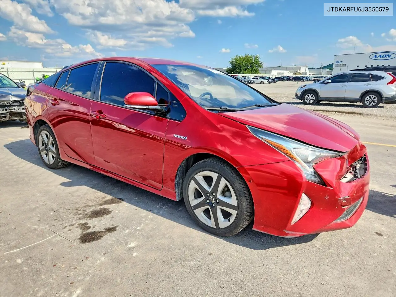 2018 Toyota Prius Four Touring VIN: JTDKARFU6J3550579 Lot: 60831536