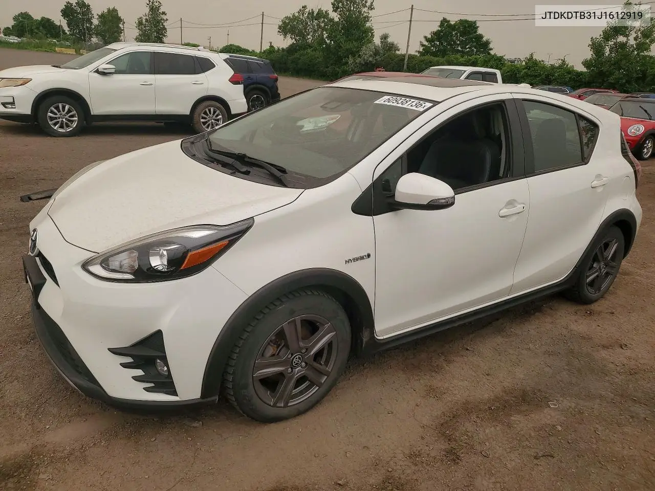 2018 Toyota Prius C One VIN: JTDKDTB31J1612919 Lot: 60938136