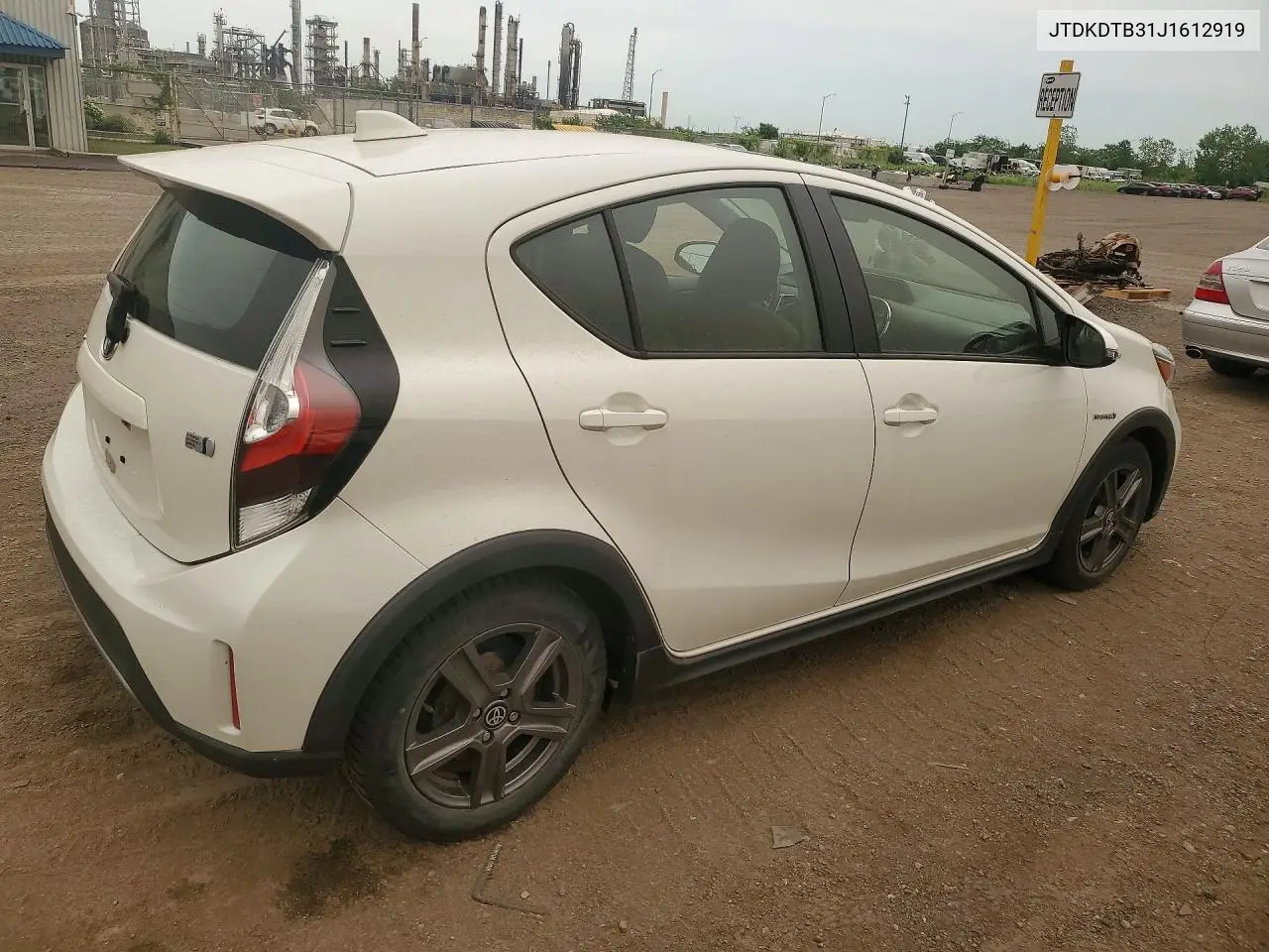2018 Toyota Prius C One VIN: JTDKDTB31J1612919 Lot: 60938136