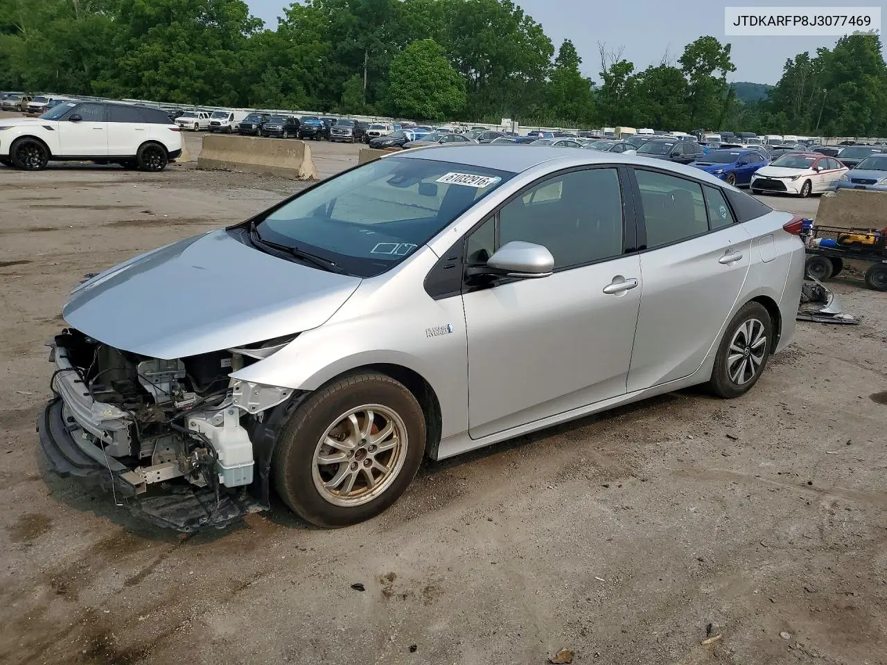 2018 Toyota Prius Prime Plus VIN: JTDKARFP8J3077469 Lot: 61032916