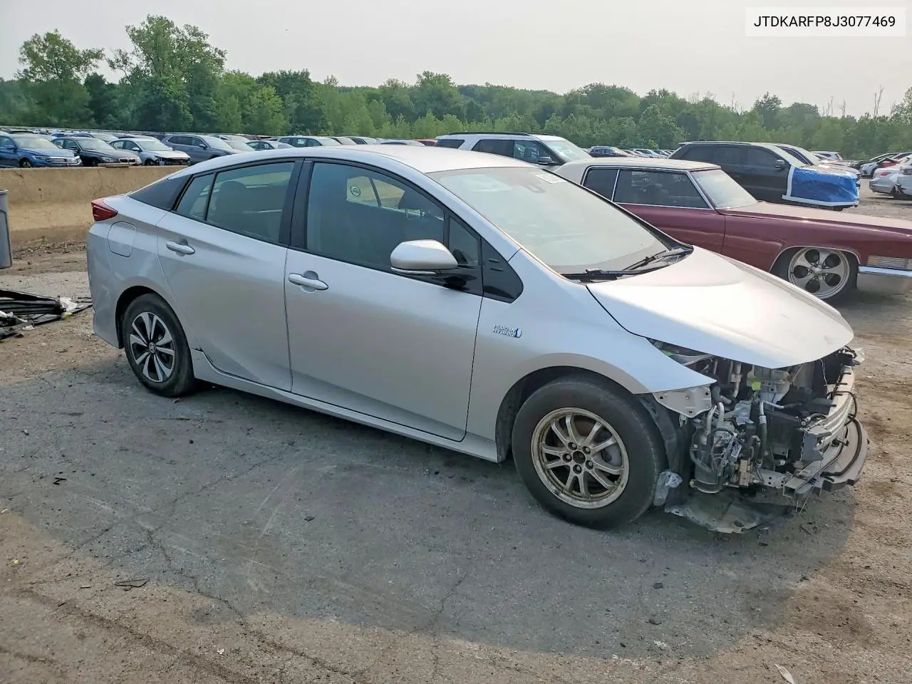2018 Toyota Prius Prime Plus VIN: JTDKARFP8J3077469 Lot: 61032916