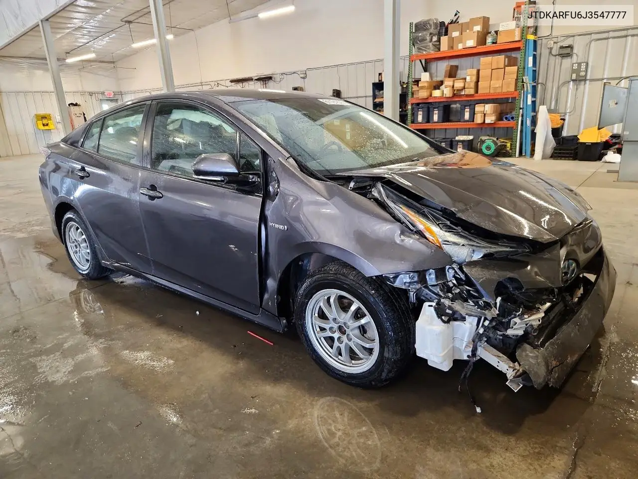 2018 Toyota Prius Three VIN: JTDKARFU6J3547777 Lot: 61191876