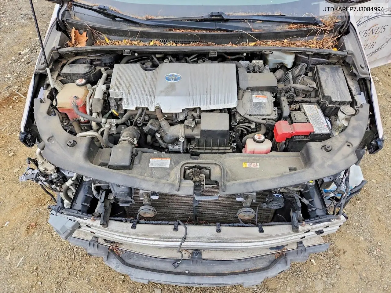 2018 Toyota Prius Prime Plus VIN: JTDKARFP7J3084994 Lot: 61521876