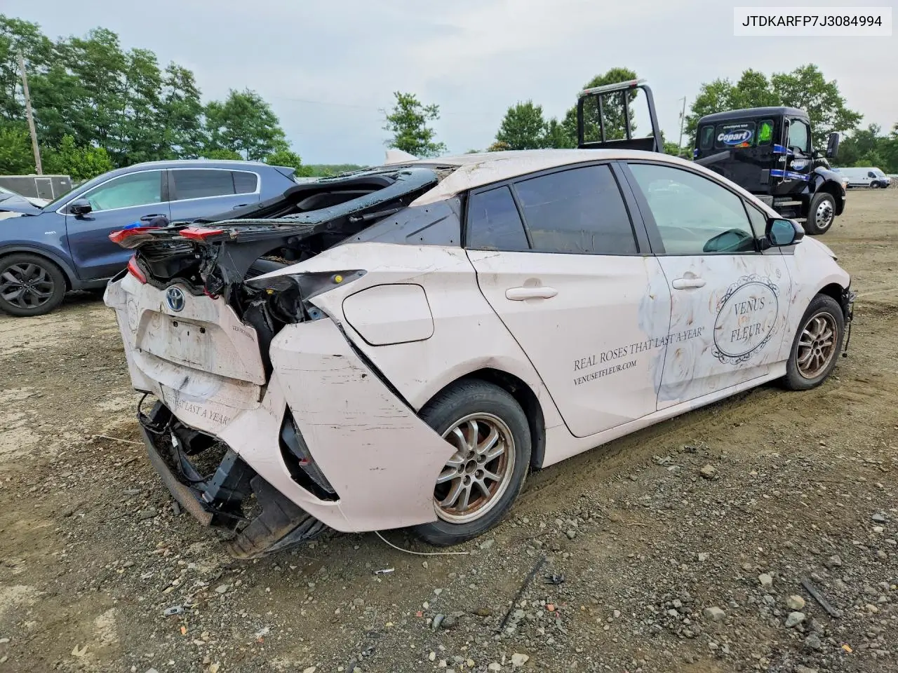 2018 Toyota Prius Prime Plus VIN: JTDKARFP7J3084994 Lot: 61521876