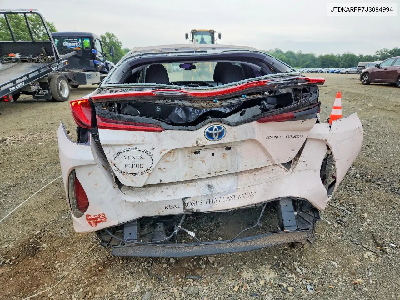 2018 Toyota Prius Prime Plus VIN: JTDKARFP7J3084994 Lot: 61521876