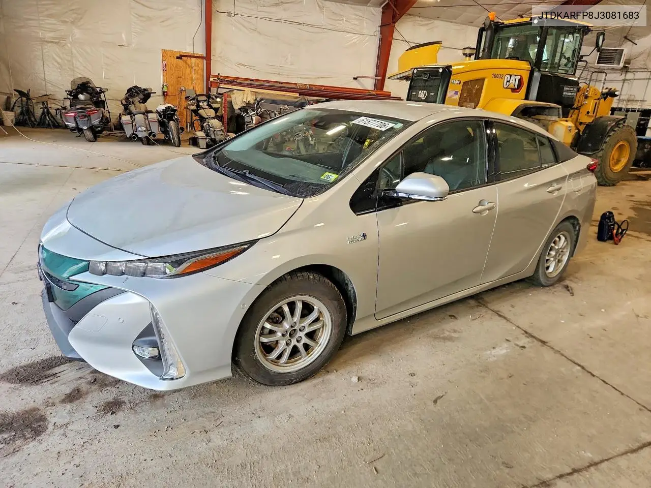 2018 Toyota Prius Prime Advanced VIN: JTDKARFP8J3081683 Lot: 61577706