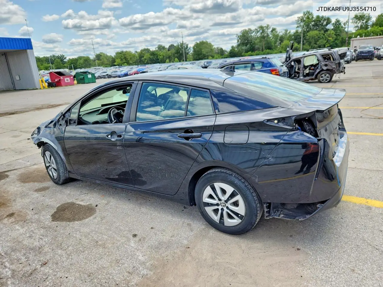 2018 Toyota Prius Two Eco VIN: JTDKARFU9J3554710 Lot: 61956006