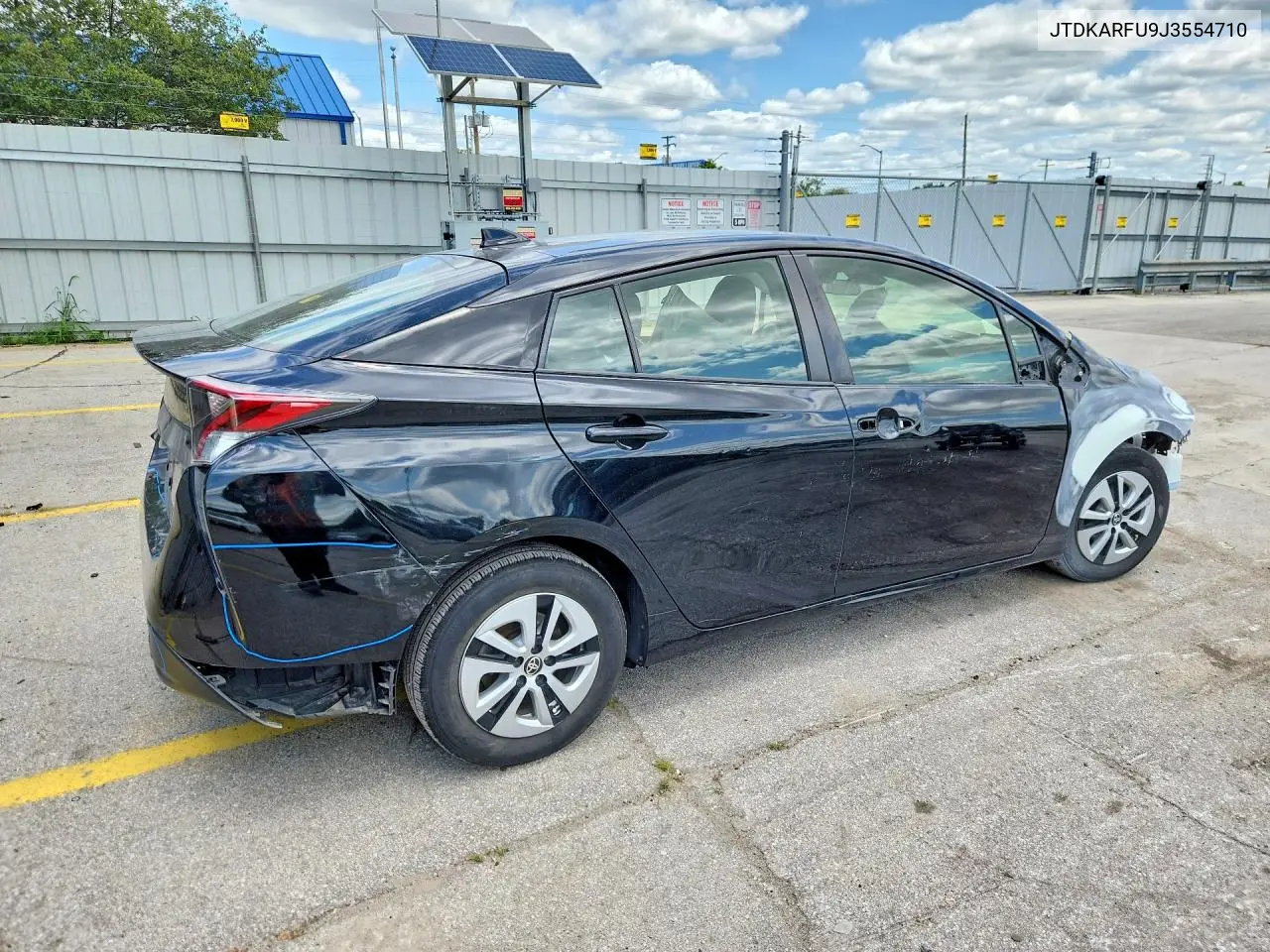 2018 Toyota Prius Two Eco VIN: JTDKARFU9J3554710 Lot: 61956006