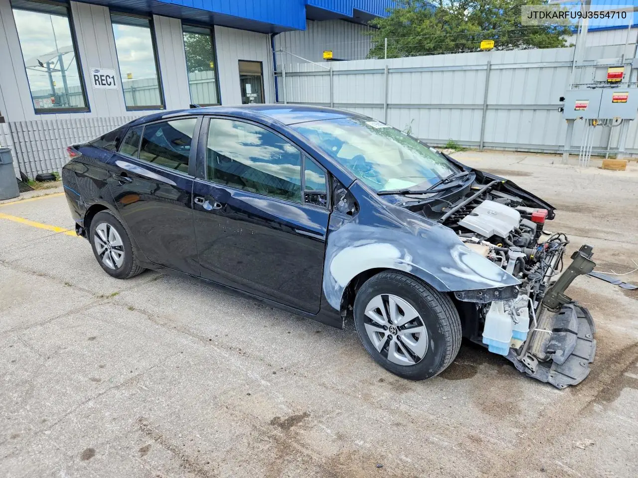 2018 Toyota Prius Two Eco VIN: JTDKARFU9J3554710 Lot: 61956006