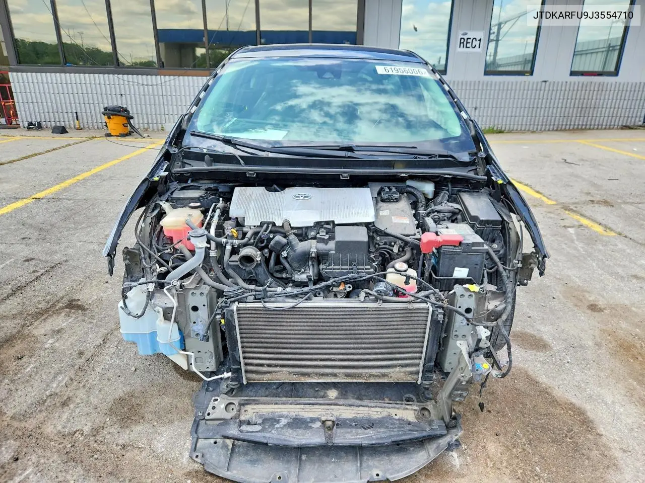2018 Toyota Prius Two Eco VIN: JTDKARFU9J3554710 Lot: 61956006
