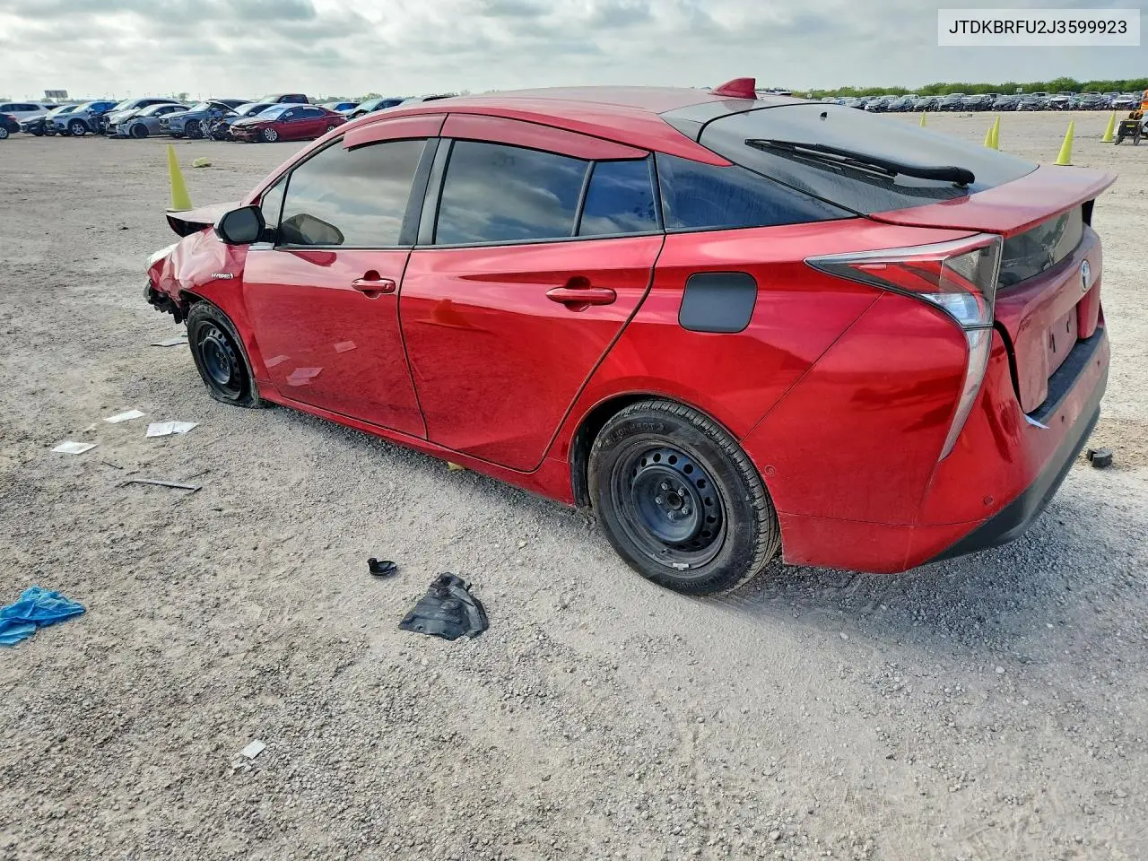 2018 Toyota Prius Two VIN: JTDKBRFU2J3599923 Lot: 62149496