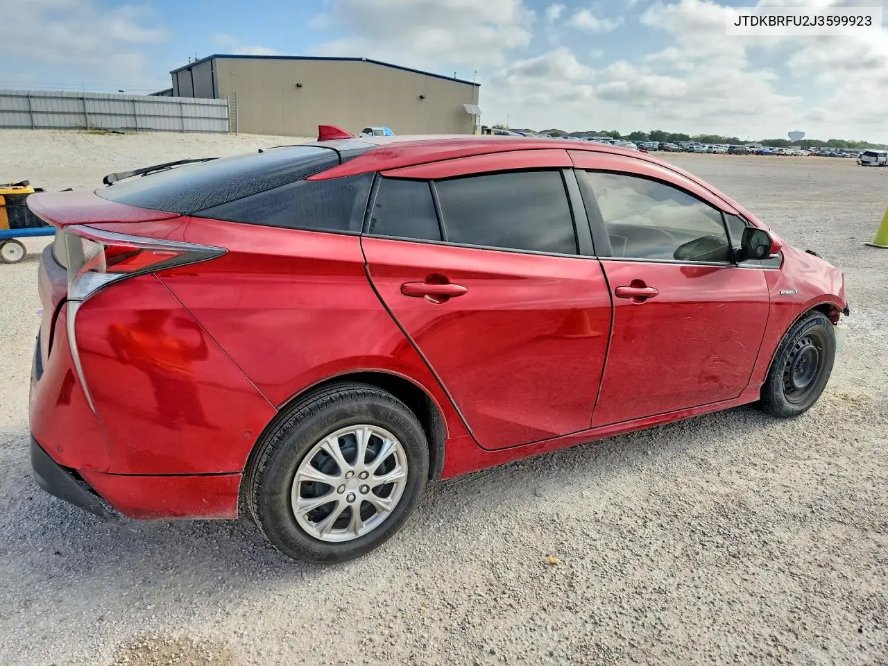 2018 Toyota Prius Two VIN: JTDKBRFU2J3599923 Lot: 62149496
