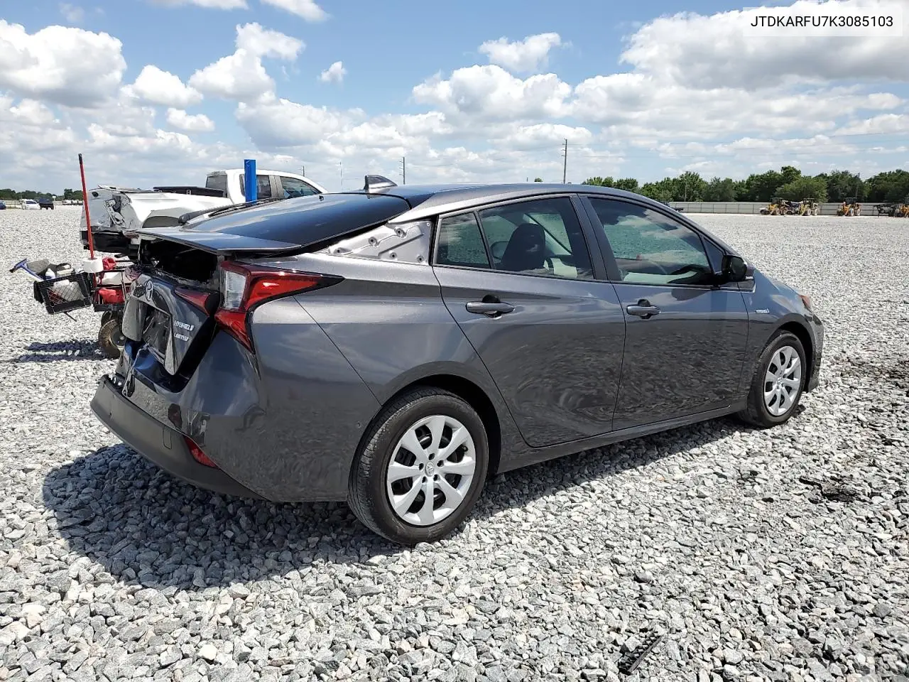 2019 Toyota Prius VIN: JTDKARFU7K3085103 Lot: 53225965