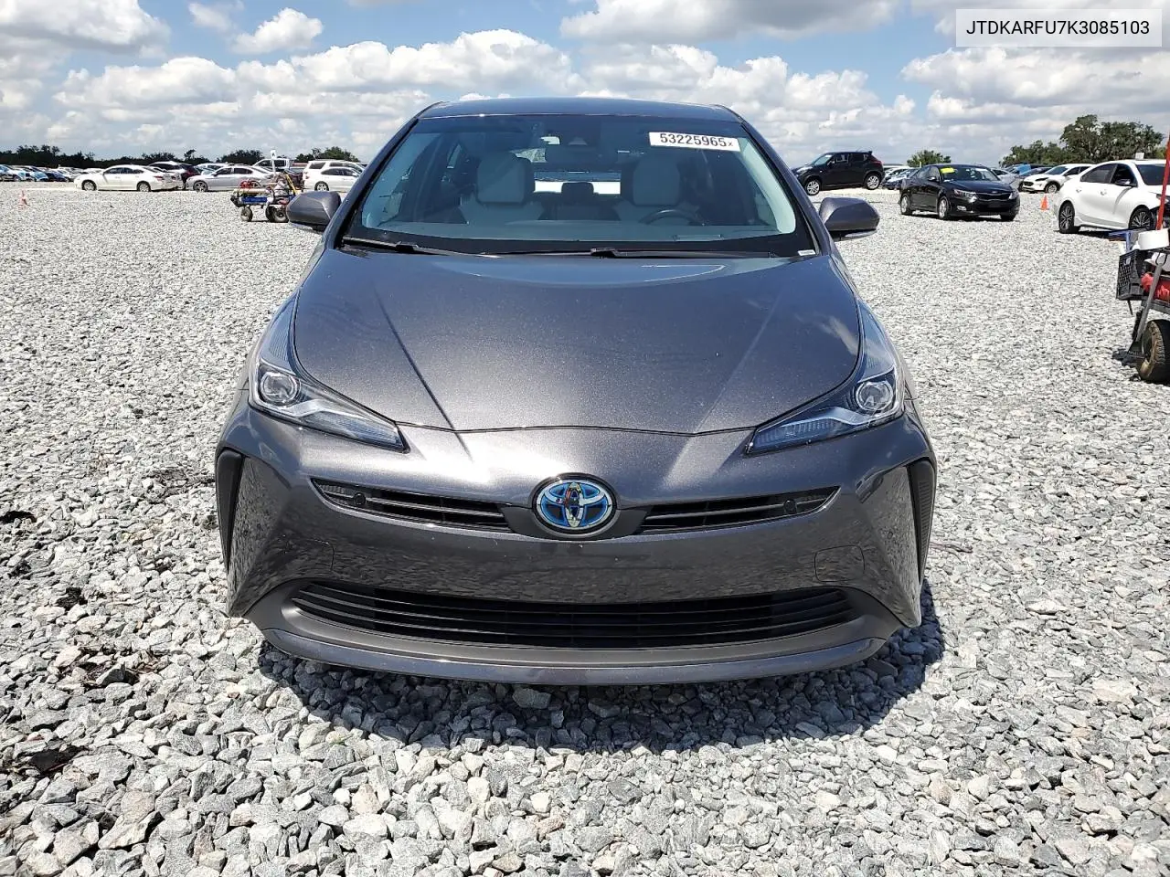 2019 Toyota Prius VIN: JTDKARFU7K3085103 Lot: 53225965